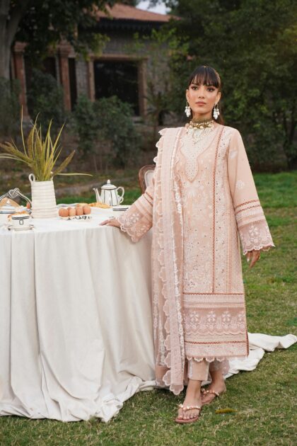 Light peach color cotton suit set